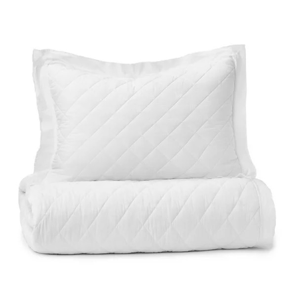 Gap Home Washed Frayed Edge Organic Cotton Quilt, Full/Queen, White - Walmart.com | Walmart (US)