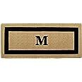 Nedia Home O2071M Coir Single Picture Black Frame Doormat, 24 by 57-Inch, Monogrammed M Heavy Dut... | Amazon (US)