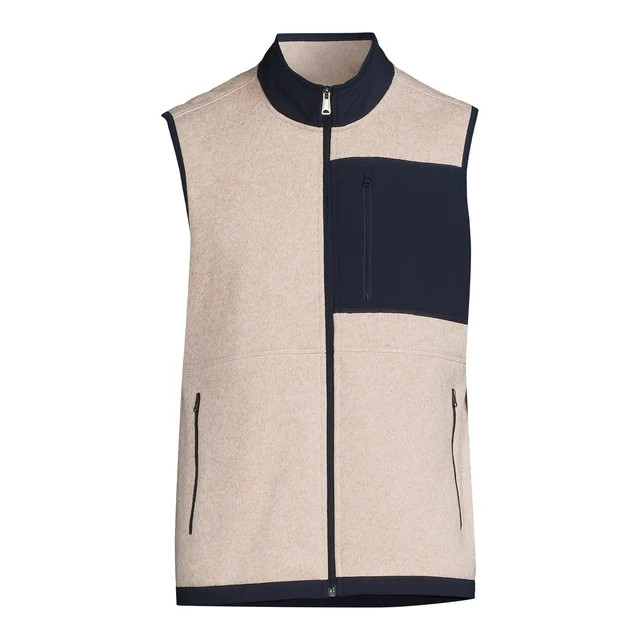 George Mens Sweater Fleece Vest | Walmart (US)