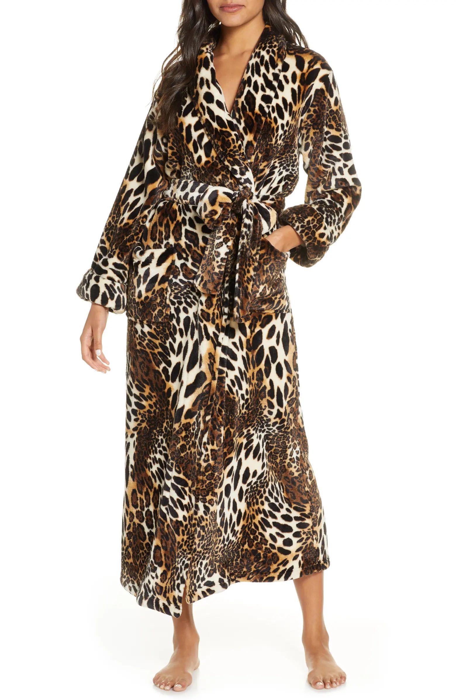 Leopard Plush Robe | Nordstrom