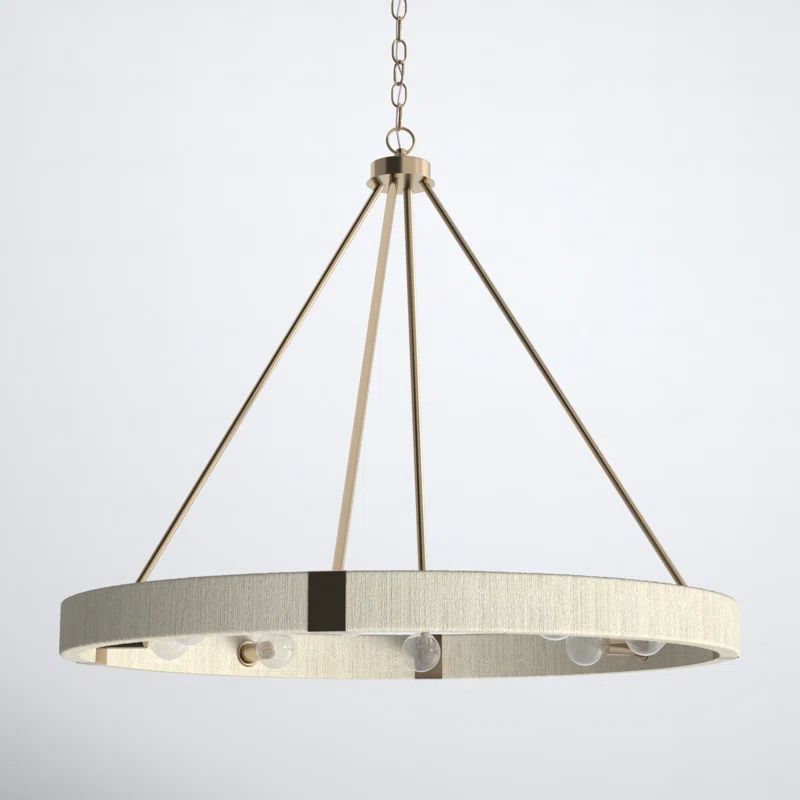 Dorrin Dimmable Wagon Wheel Chandelier | Wayfair North America