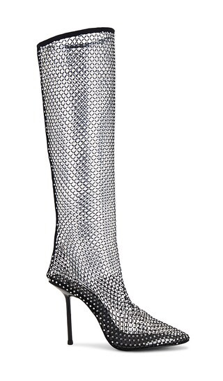 Nomico Boot in Black Mesh Diamante | Revolve Clothing (Global)