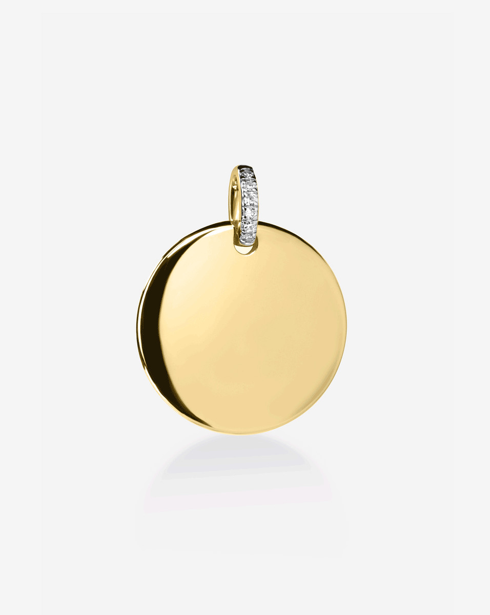 Engravable Round Pendant | Ring Concierge