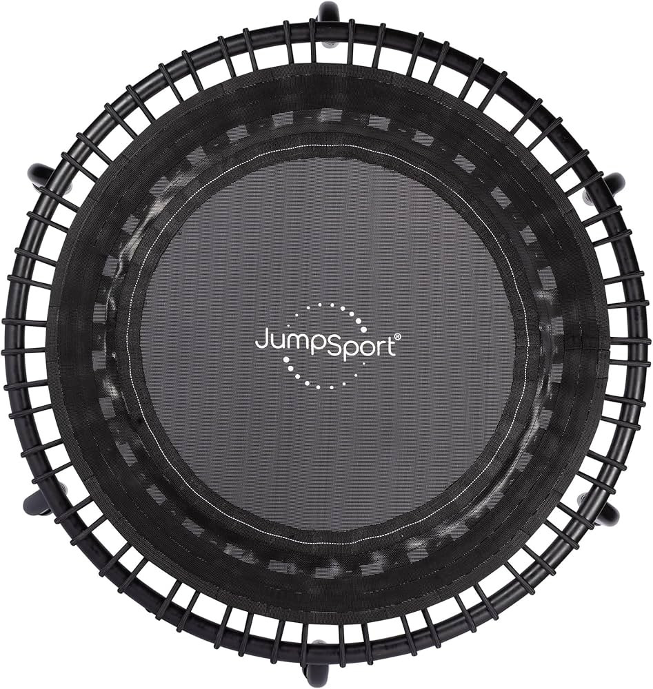 JumpSport 350/350f/370 Indoor Fitness Trampoline, 39-inch | 30 Adjustable Bungees for a Customize... | Amazon (US)