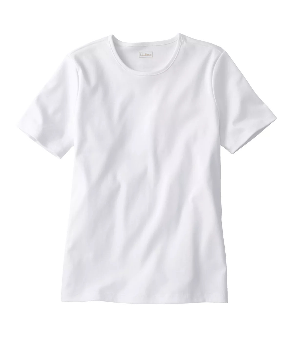 Women's Pima Cotton Tee, Short-Sleeve Crewneck | L.L. Bean