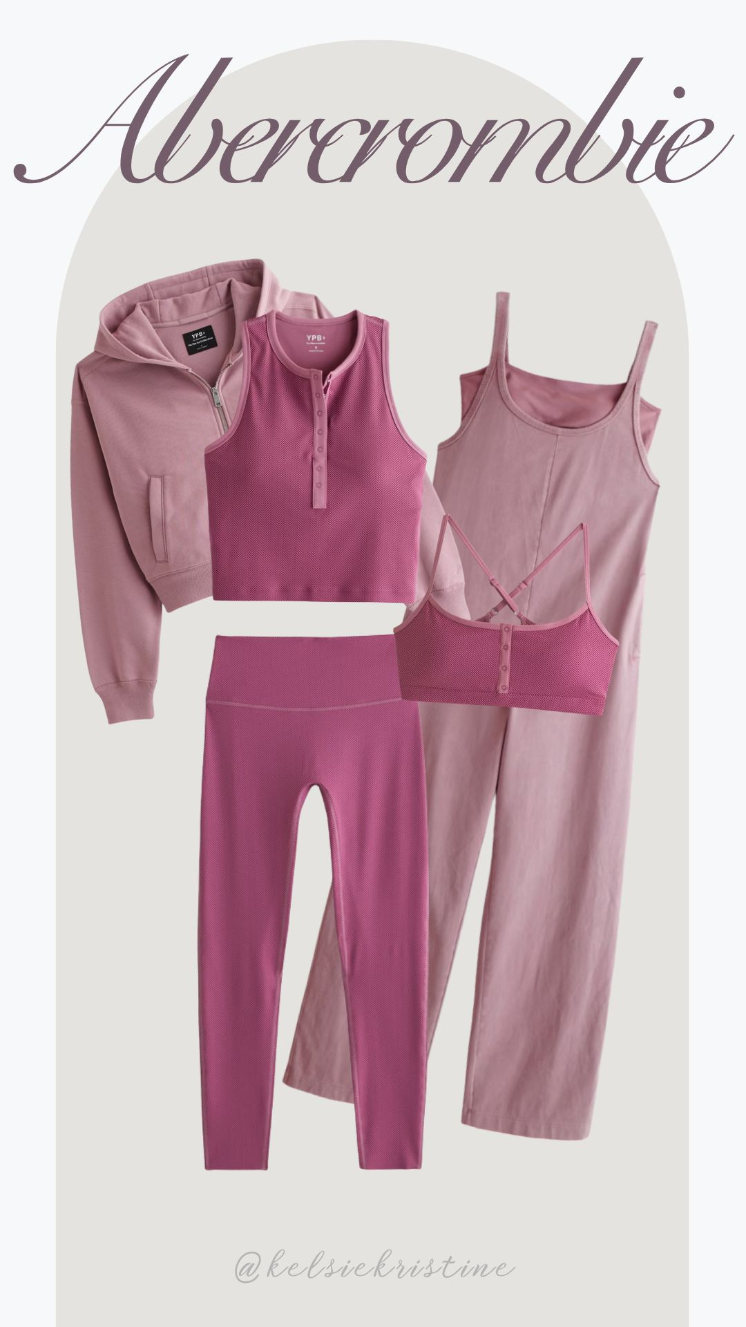 Abercrombie | New Arrivals | Spring Pink | A&F New Arrivals | Mid-Size Outfits | Mid-Size Abercrombie | Chic Mom Outfits | Spring Mom Fits | Athletic Mid-Size | Athletic Mom | On the go mom outfit | Fitness Outfit | Spring Fitness Look |  

 #LTKfitnessgoals #LTKmomlife #LTKMidsize