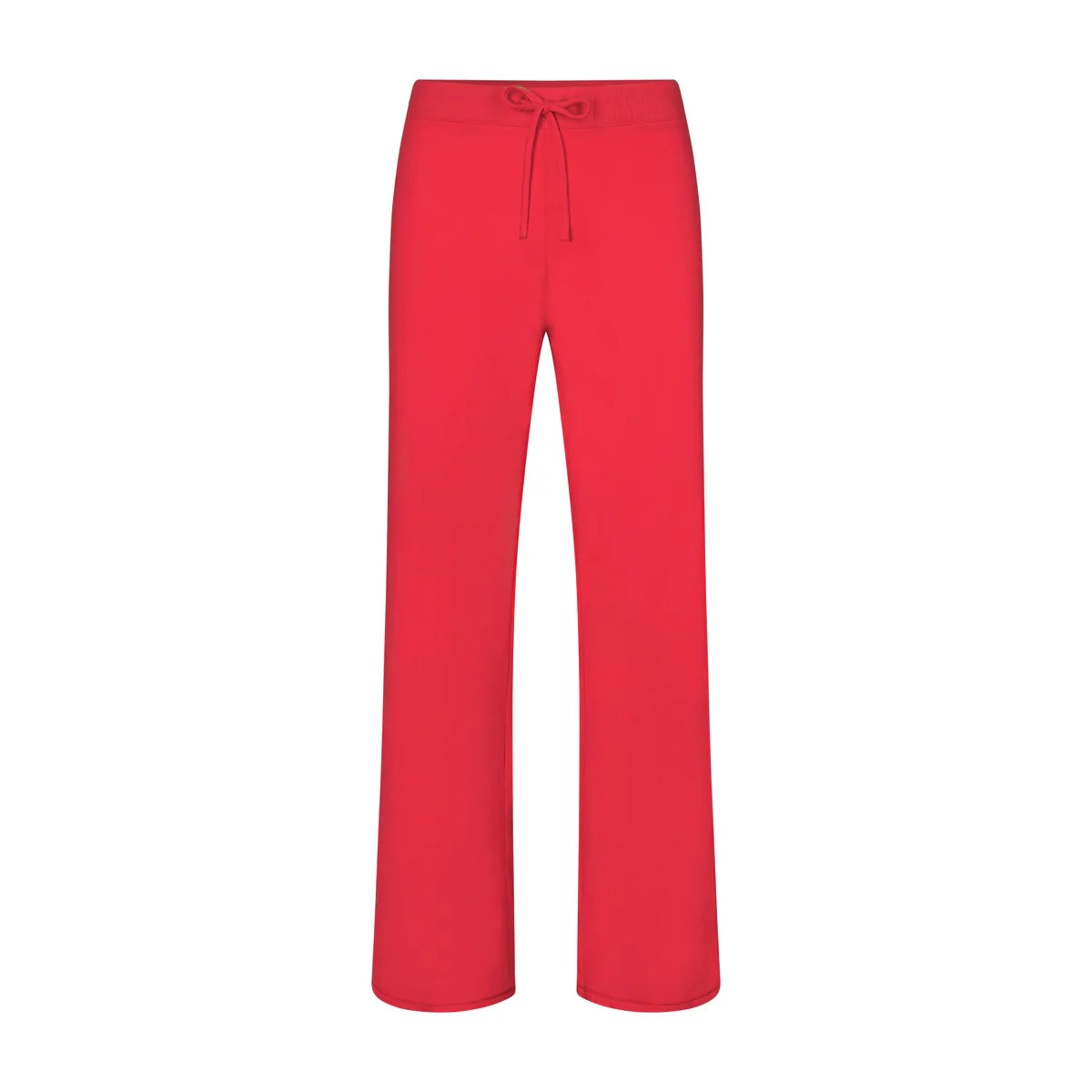 COTTON JERSEY STRAIGHT LEG PANT | RED | SKIMS (US)
