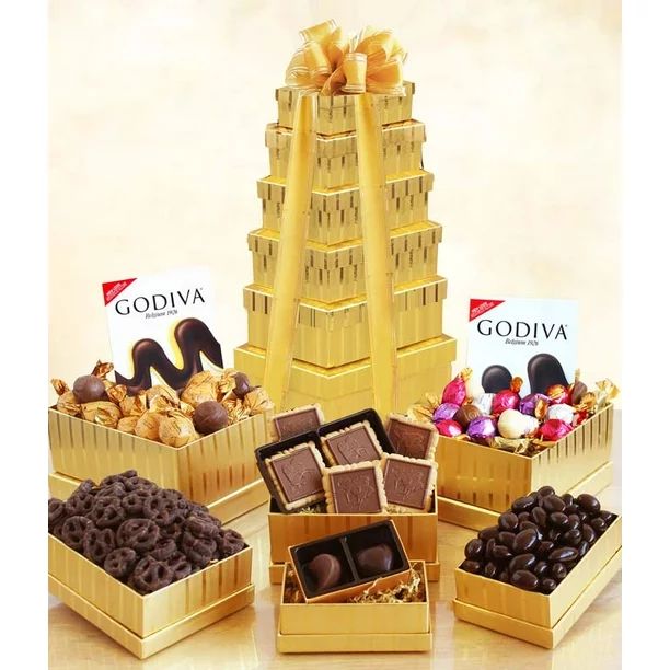 From You Flowers - Godiva Chocolate Holiday Tower | Walmart (US)