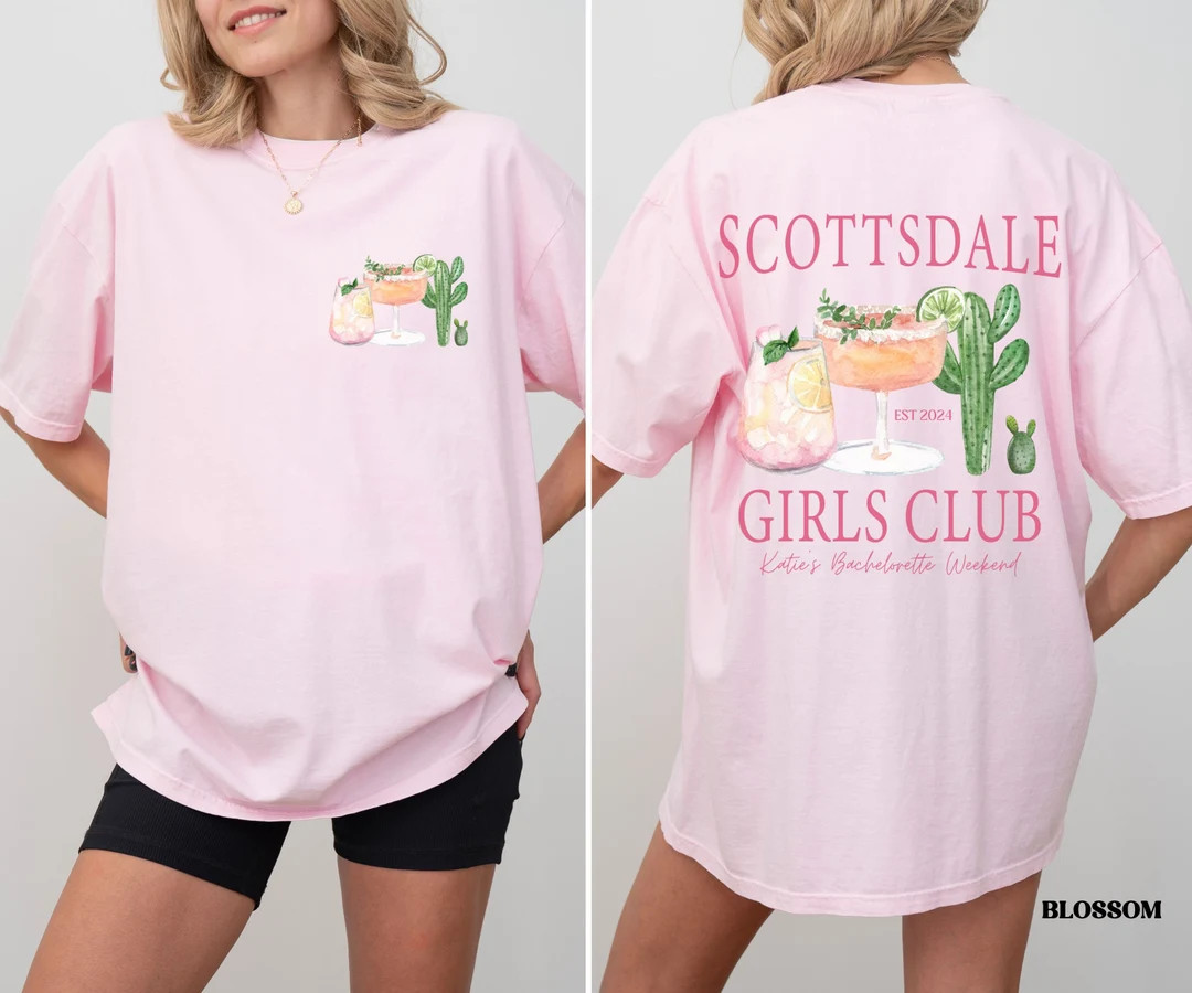 Scottsdale Bachelorette Weekend Matching Bridal Part Shirts, Scottsdale Girls Trip Shirts, Scotts... | Etsy (US)
