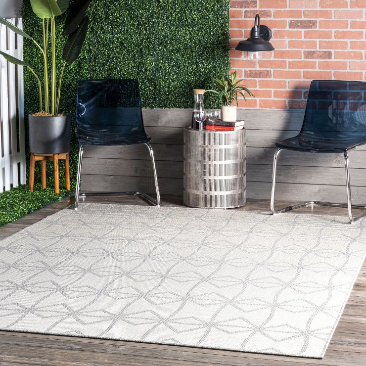 nuLOOM Saunders Geometric Indoor/Outdoor Area Rug | Target