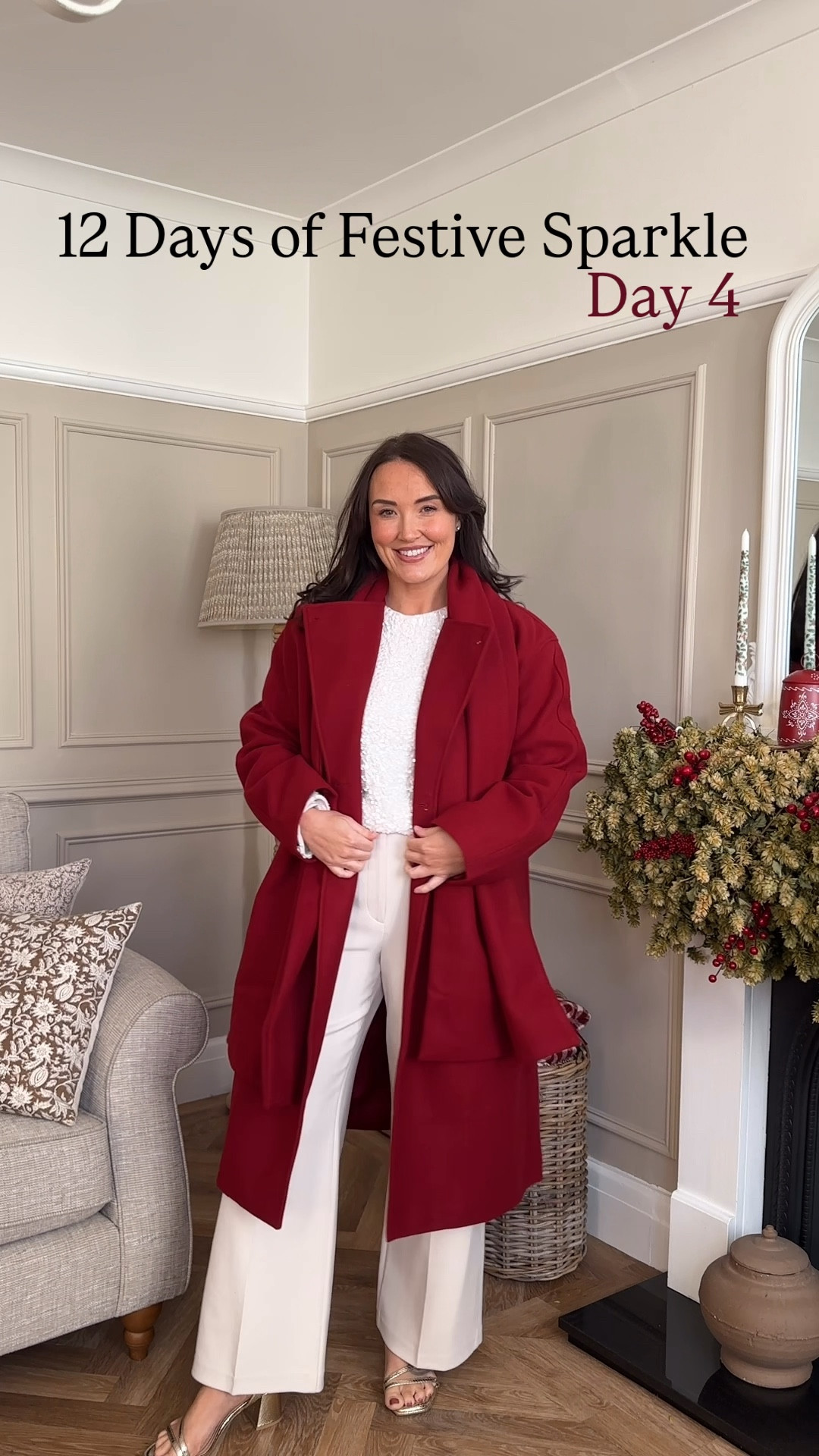 The perfect Christmas combination of winter whites and a cheeky pop of red. Always looks so crisp and classy with a nod to the festivities. 

#LTKuk #LTKfestive #LTKwinter