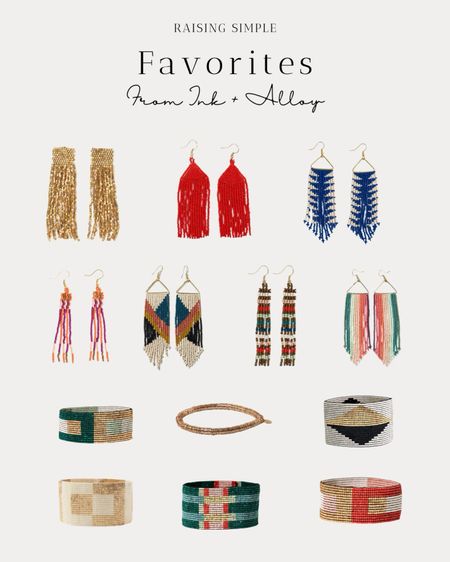 Earrings from Ink + Alloy
Simple statement jewelry for pops of color.

#LTKstyletip #LTKGiftGuide #LTKwedding