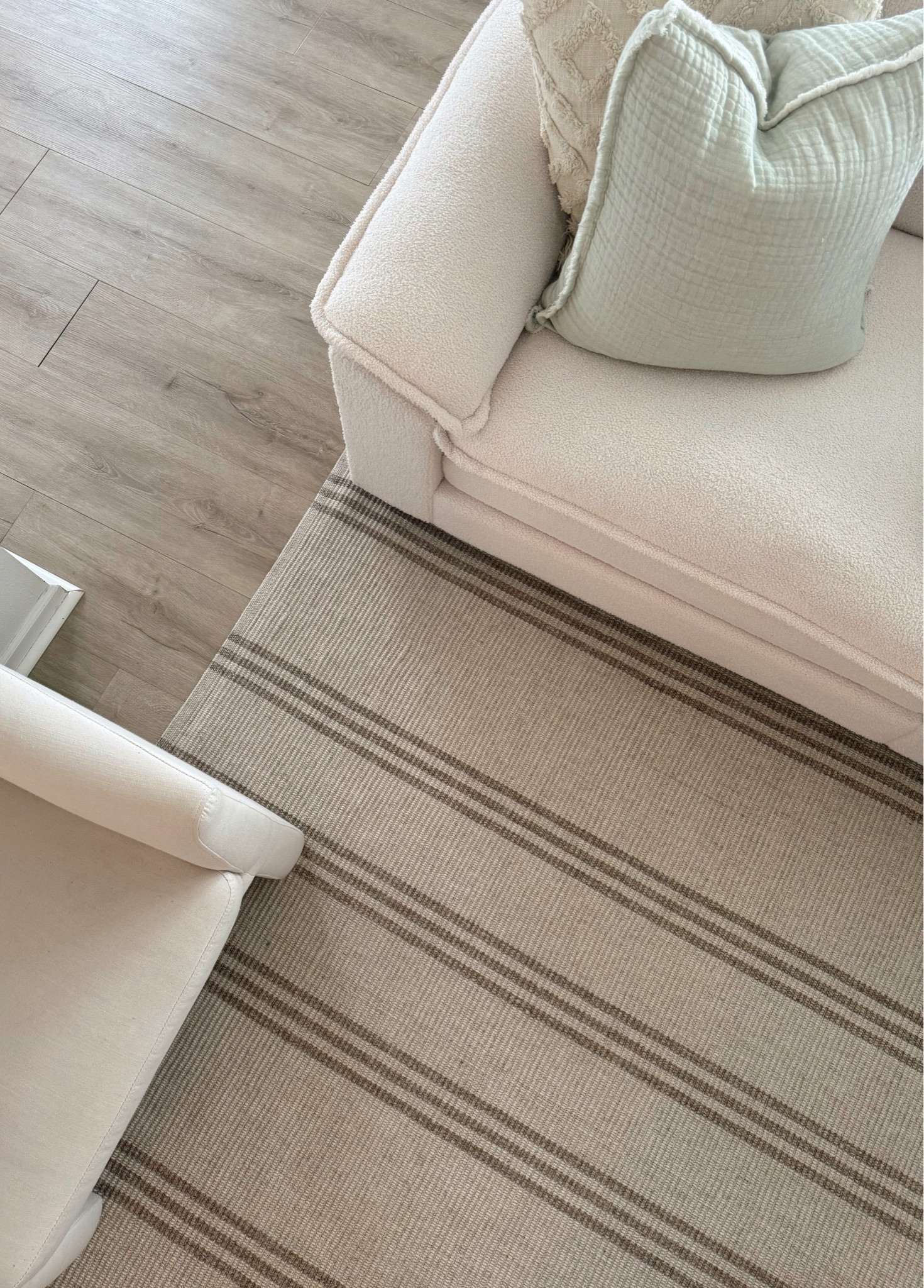 New rug 🫶🏻 (we went with the 1/2 inch pad underneath) 

#LTKHome