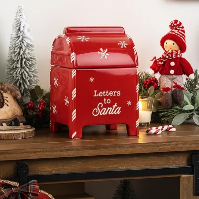10 Strawberry Street Letters To Santa Cookie Jar | Wayfair North America