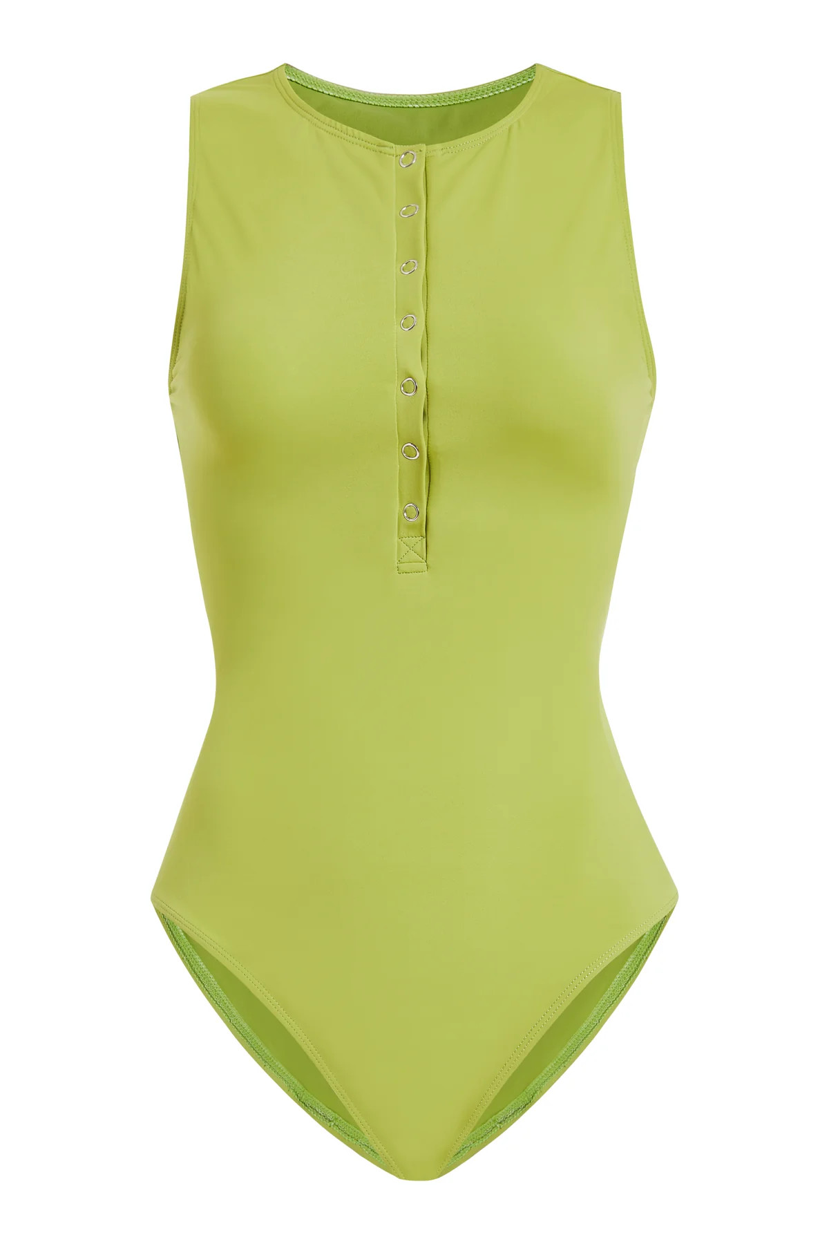 The Malibu One Piece in Avocado | Over The Moon