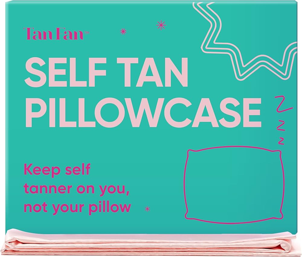 Tan Fan Self Tan Pillowcase - 100% Silky Soft Satin Pillow Case To Protect from Self Tanner Stain... | Amazon (US)