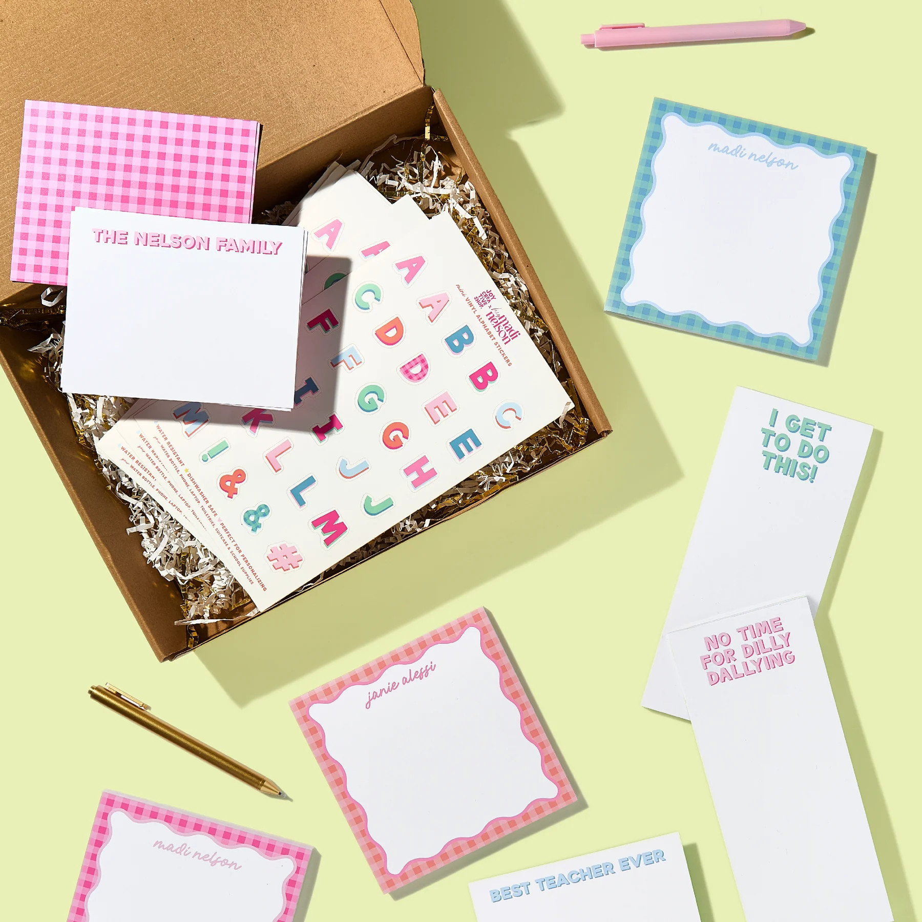 JCS x Madi Nelson Mini Alphabet Stickers | Joy Creative Shop