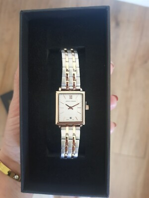 Larsson Jennings Woman ‘boyfriend’ mini watch. Gold/silver 31 mm. Brand New | eBay US
