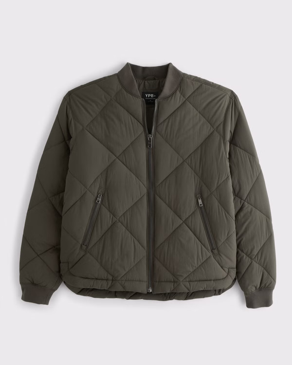 Men's YPB Quilted Bomber Jacket | Men's | Abercrombie.com | Abercrombie & Fitch (US)