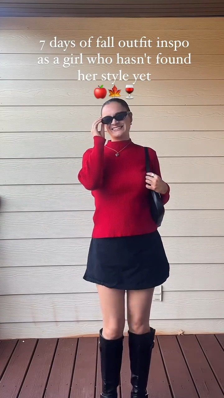 day 3/7 of fall fits 🍁🍎🍷

Do you like this series? 
.
.
Product details 
Top:thrifted
Skirt: @princesspollyboutique 
Purse: @sheinofficial 
Shoes: @tjmaxx 

#streetstyleinspo #autumnoutfit #fall #falloutfits #falloutfit #falllooks #falllook #fallfashion #falltrends #fallfits #falloutfitideas #falloutfitinspo
#outfitinspiration #outfitinspo #outfitideas