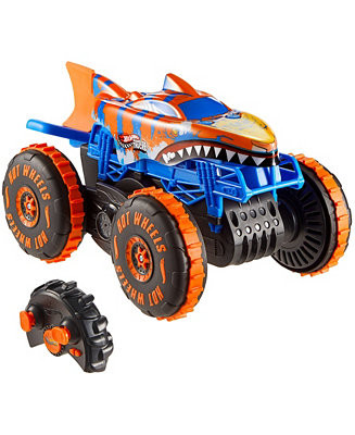 Hot Wheels Monster Trucks Tiger Shark Climber RC Vehicle Toy - Macy's | Macy's