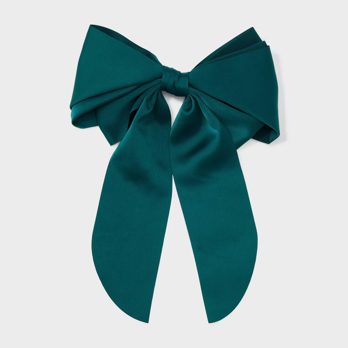 Long Tail Bow Hair Barrette - A New Day™ Green | Target