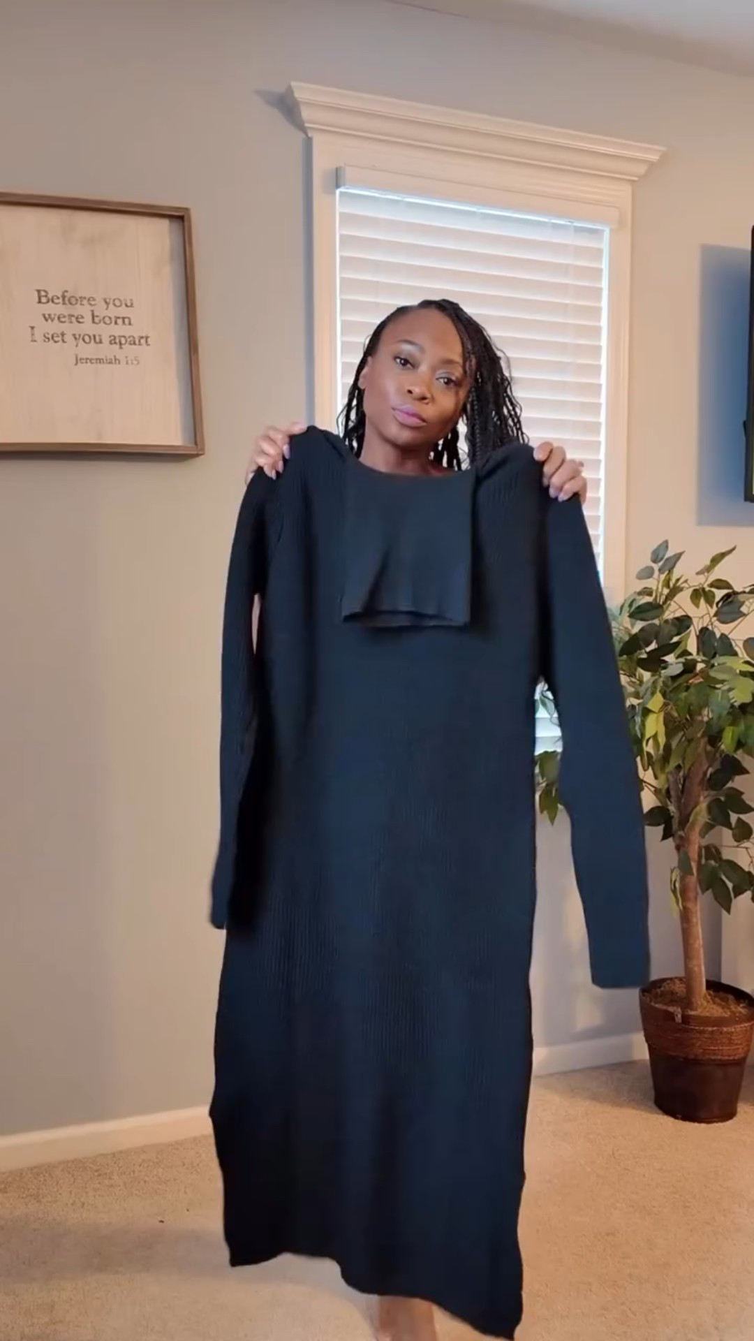 @lulus It’s still sweater dress season! This is classic black look and it’s perfect for any occasion. 

To shop 🛍️ this look, click the “Shop my Looks” in my bio! 


#LTKOver40 #LTKHoliday #LTKCyberWeek