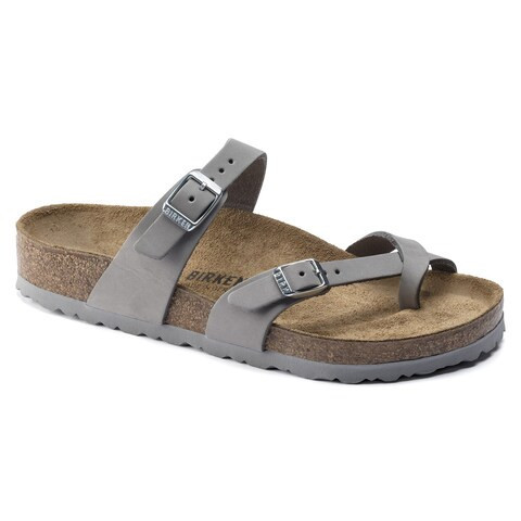 Mayari Nubuck Leather Dove Gray Thong Sandals | Birkenstock USA