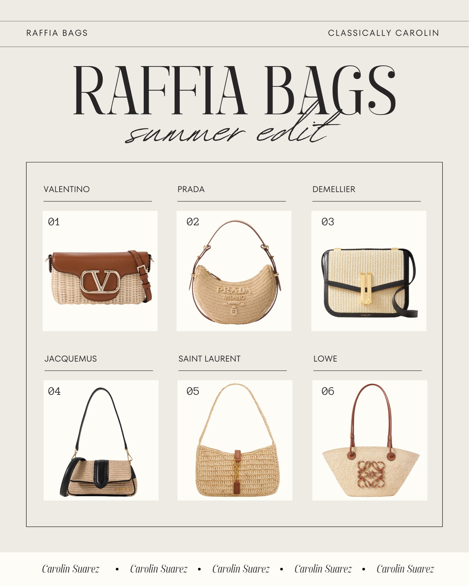 Raffia and straw bags are some of my fave for this spring and summer season. These investment pieces are just perfect and go with any outfit  

#LTKItBag #LTKOver40 #LTKSeasonal