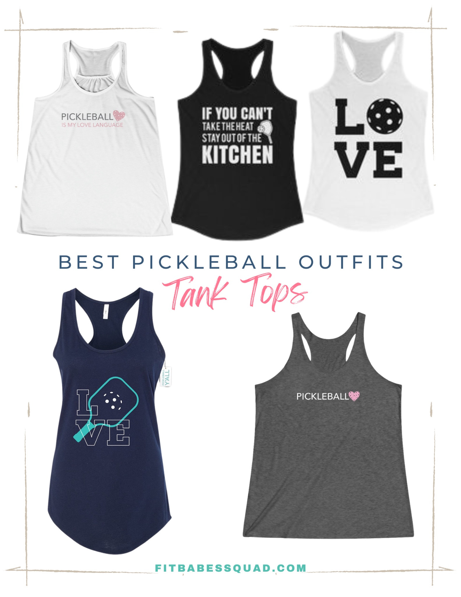 Stay cool and stylish with these perfect pickleball tank tops! 🎾 Designed for comfort and performance, these tanks will keep you looking and feeling great on the court. Shop my favorites now! #pickleballfashion #pickleballtanks #sportswear #activewear #fitnessfashion #courtstyle #pickleballoutfit #fitnessgear

athletic tops, sporty apparel, workout tanks, exercise clothing, performance wear, athletic fashion, sleeveless tops, court ready outfits, game day attire, fitness tanks, sports tops, training apparel, active lifestyle wear, court-ready fashion, stylish sportswear

#LTKFindsUnder100 #LTKActive #LTKFitness