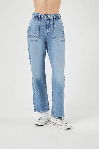 High-Rise Straight Jeans | Forever 21 (US)