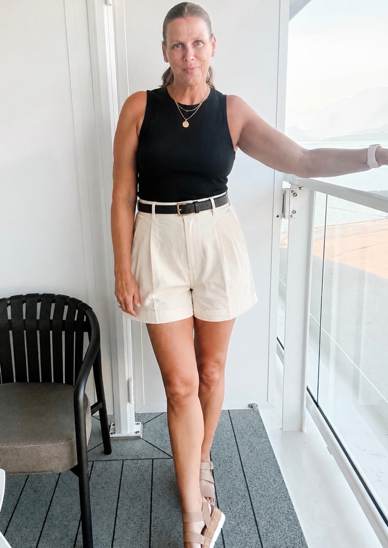 Casual but make it chic 

White shorts outfit, elevated casual, 
Cruise outfits, vacation outfit, summer outfit

#LTKsummer #LTKsale #LTKtravel