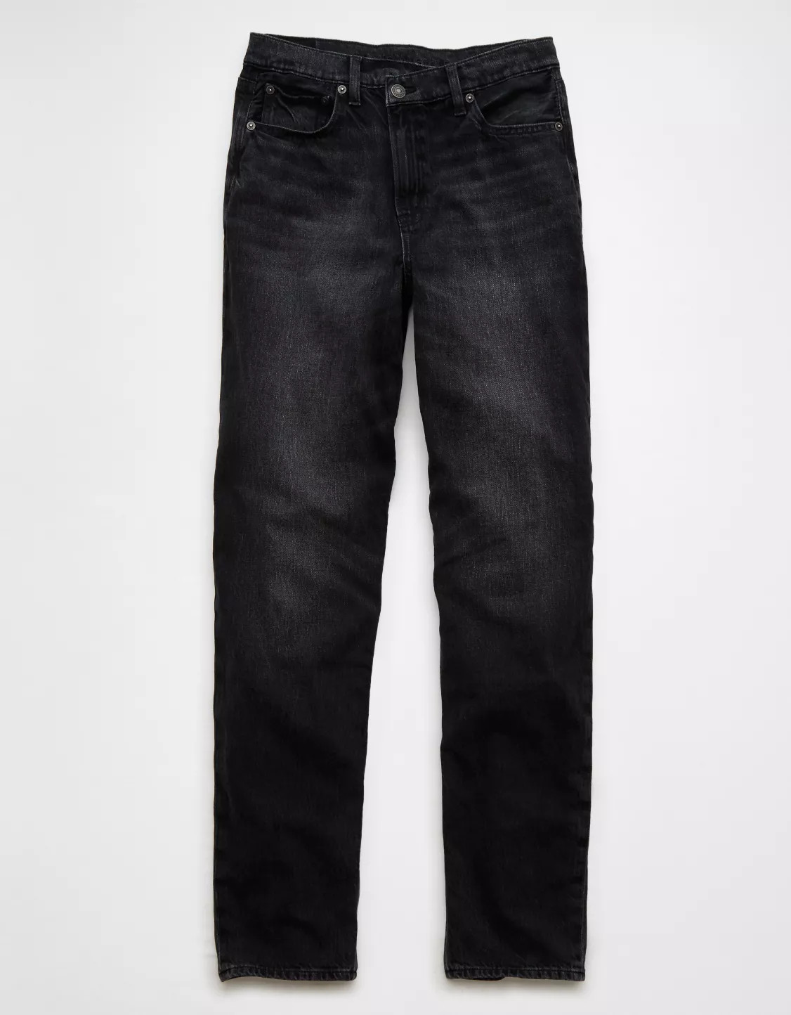 AE Strigid Super High-Waisted Baggy Straight Jean | American Eagle Outfitters (US & CA)