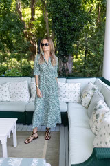 The JA Shirt Dress - Hunter Green Otami | Julia Amory