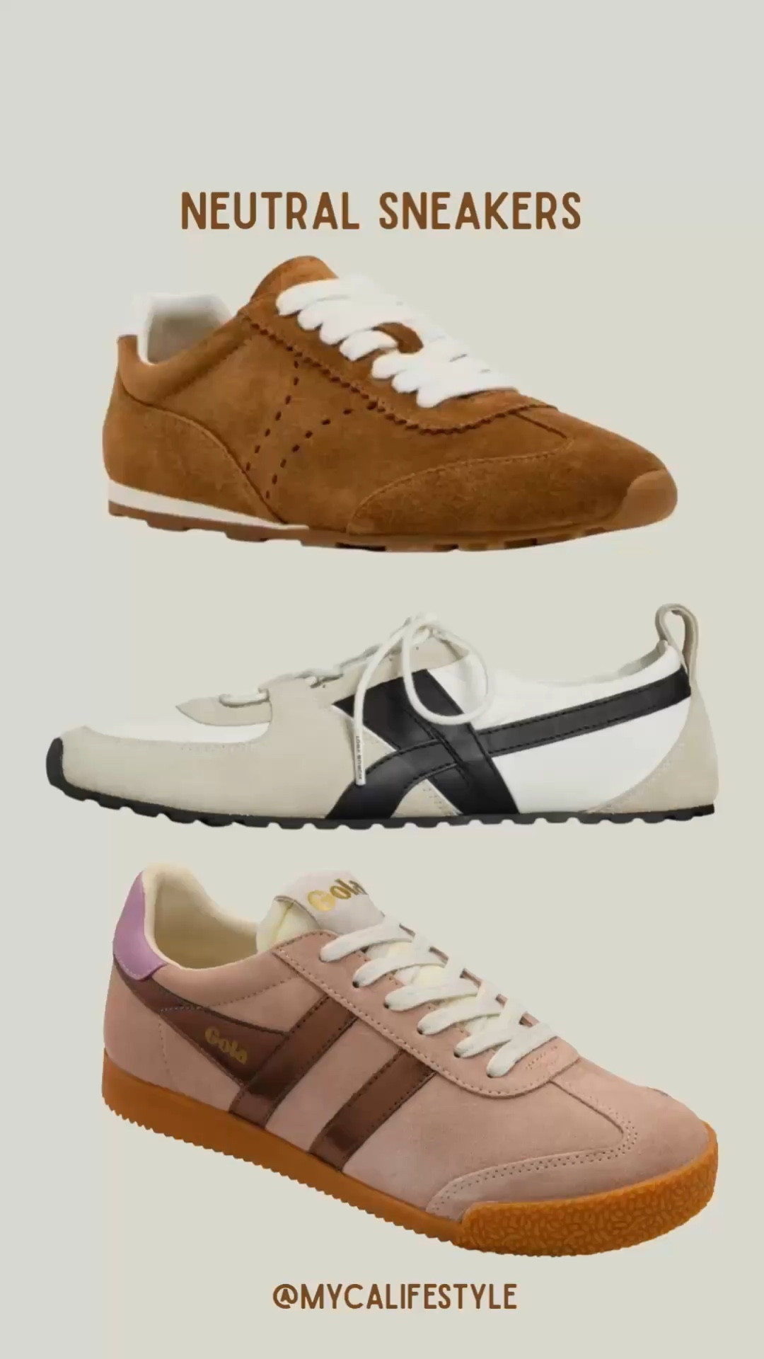 New neutral sneakers for spring to summer outfits 👟 

#LTKmomlife #LTKootd #LTKActive