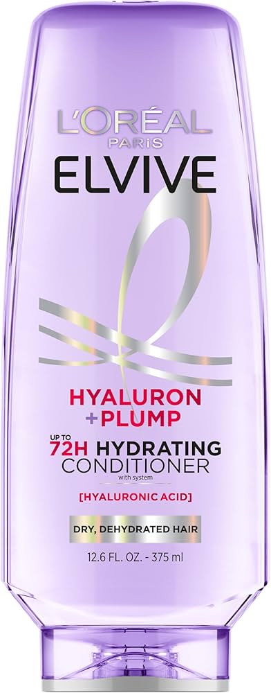 L'Oreal Paris Elvive Hyaluron Plump Hydrating Conditioner for Dehydrated, Dry Hair Infused with H... | Amazon (US)
