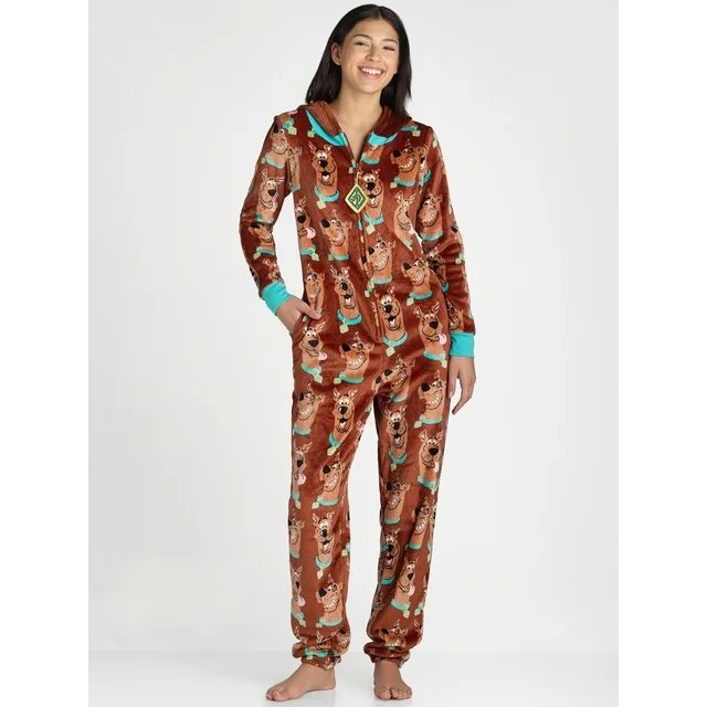 Scooby-Doo Women’s Union Suit with Hood, Sizes XS-3X - Walmart.com | Walmart (US)