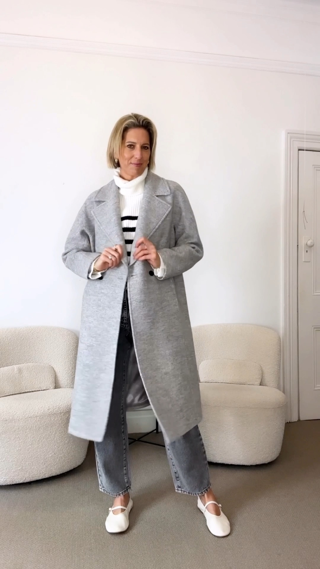 WINTER STYLING… a cosy knit and warm coat are essentials! AND this outfit is now on sale! I’m in size M in the knit and coat, and size 10 in jeans (size down if you’re unsure they are roomy). 

#winterstyle #winteroutfit #winterfashion #coats #knits 

#LTKwinter #LTKaustralia #LTKstyletip