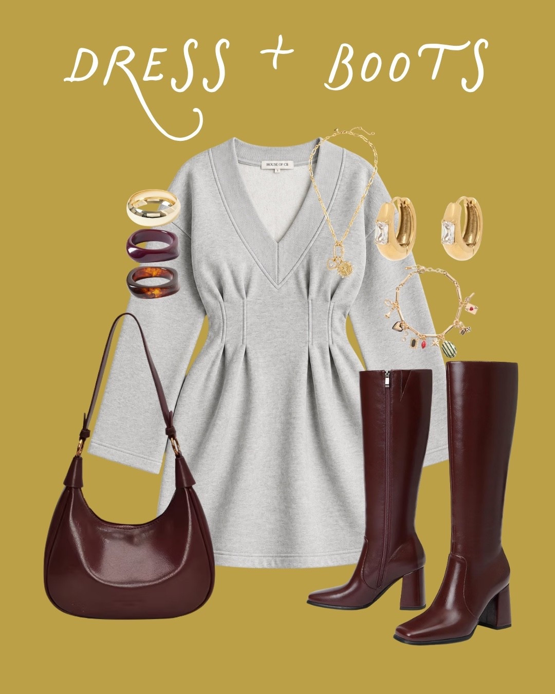 Boots make everything better! A dress and boot combo for fall is always a yes for me. 🍂

#LTKgrwm #LTKootd #LTKSeasonal