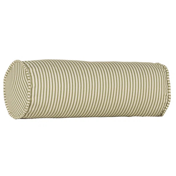 Birch Lane Polo Stripe Calypso Piped Bolster Pillow | Birch Lane