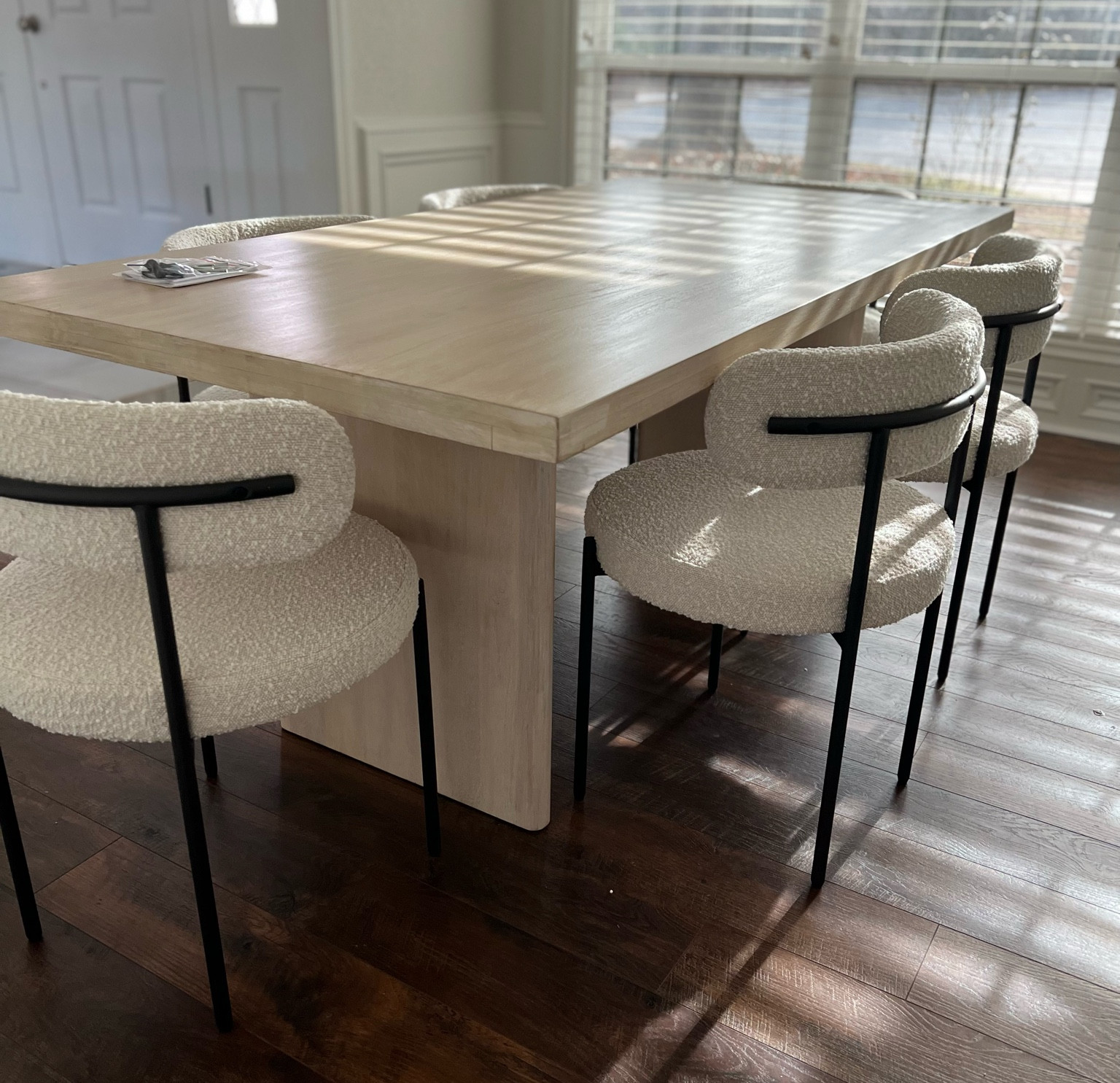 The most beautiful pottery barn formal dining table! Comes with extendable leaf to fit 10 comfortably!

#LTKFind #LTKhome #LTKfamily