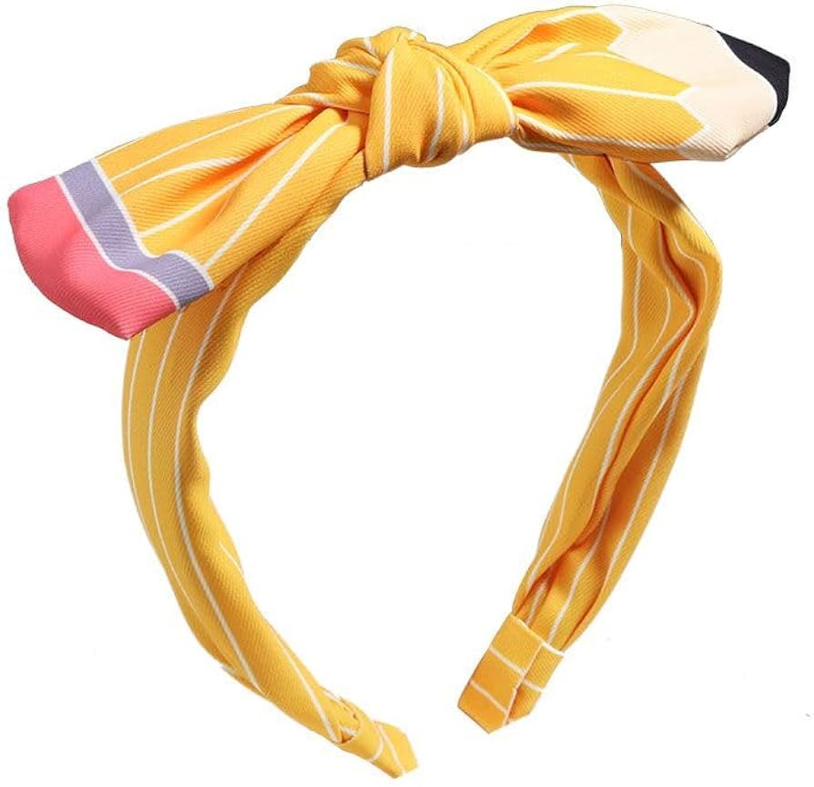 Back to School Teacher Hairband for Women, Pencil Headband Accessories, Teacher Supplies, End of Year Teacher Gifts from Student, Hair Styling | Amazon (US)