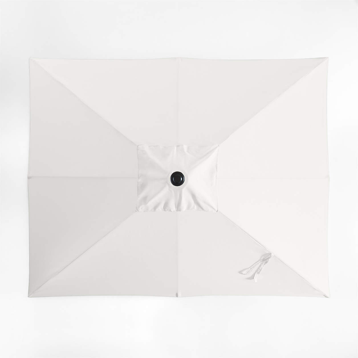 10' Rectangle Cast Charcoal Grey Sunbrella Outdoor Patio Umbrella Cover | Crate & Barrel | Crate & Barrel