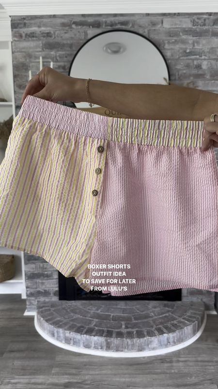 I am a huge fan of the boxer shorts outfit trend for the summer and this sweet pink and yellow combo is adorable! Size up in these shorts for a roomier fit. 

#lovelulus #lulusambassador #boxershorts #summerfashioninspo #summerstyles #pinterestinspired #pinterestfashion #girlyoutfits 



#LTKStyleTip #LTKFindsUnder100 #LTKFindsUnder50