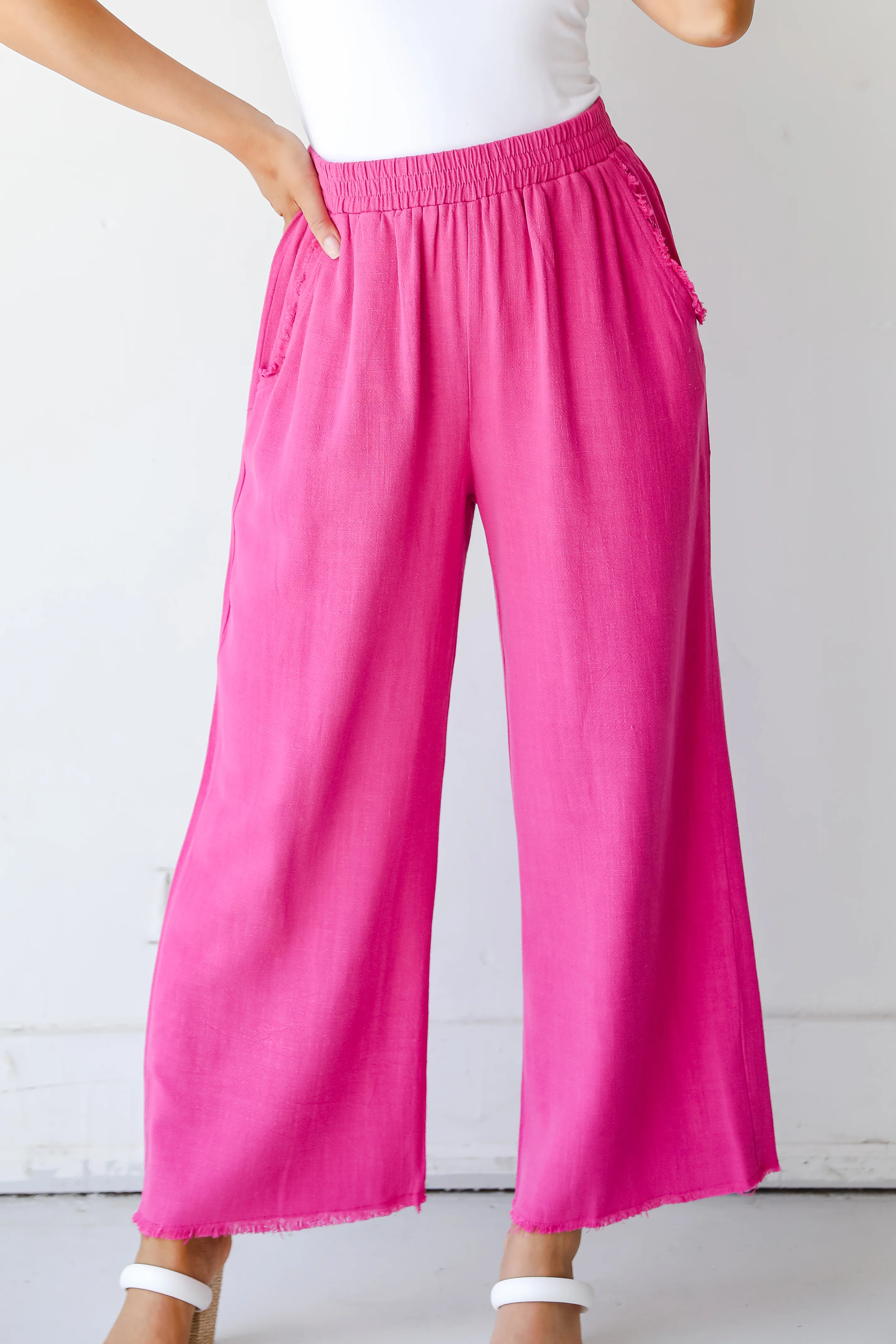 Vibrant Presence Linen Pants | Dress Up