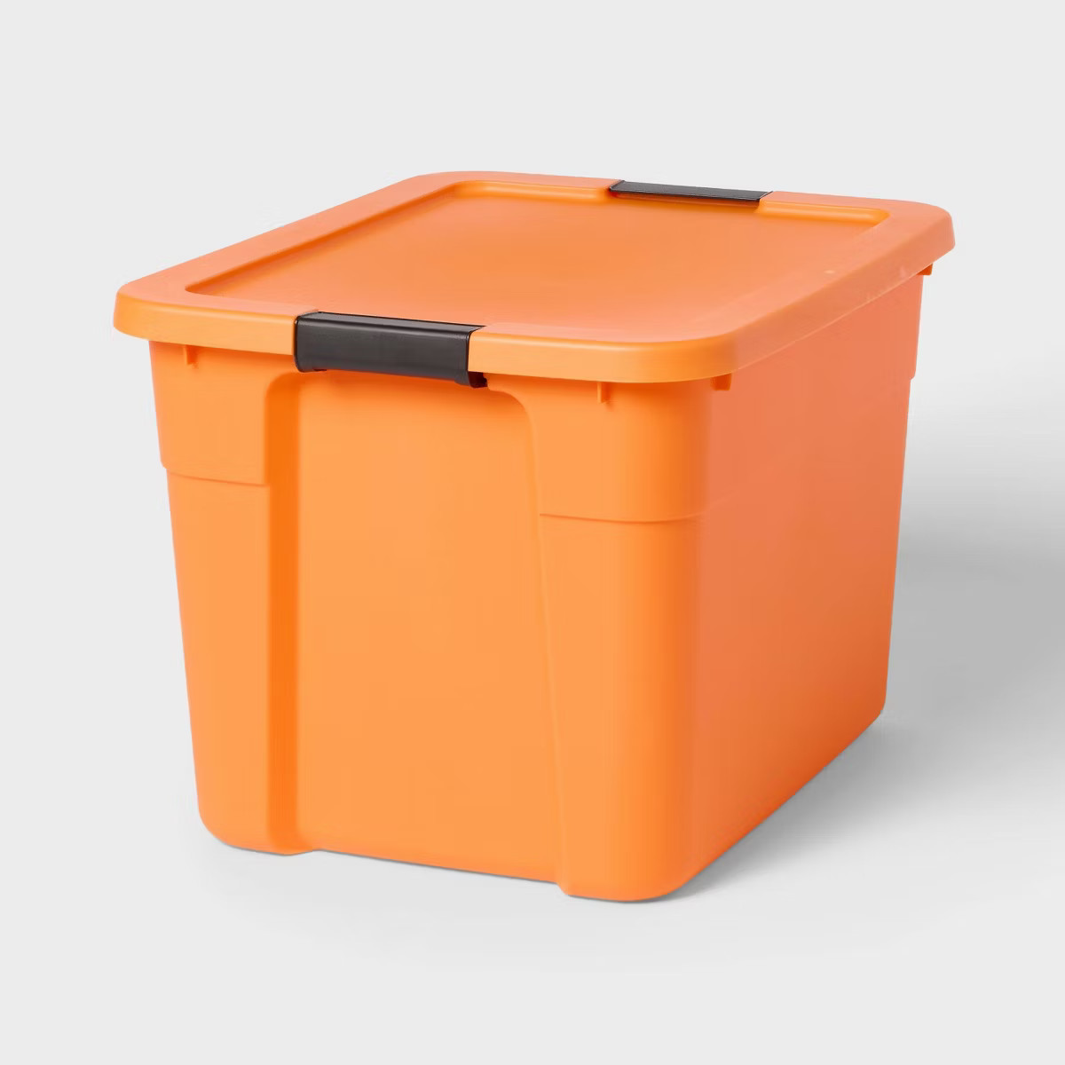 20gal Halloween Latching Storage Tote Orange - Brightroom™ | Target