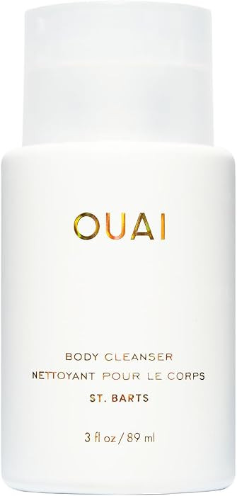 OUAI Body Cleanser, St. Barts Travel Size - Foaming Body Wash with Jojoba Oil & Rosehip Oil to Hy... | Amazon (US)