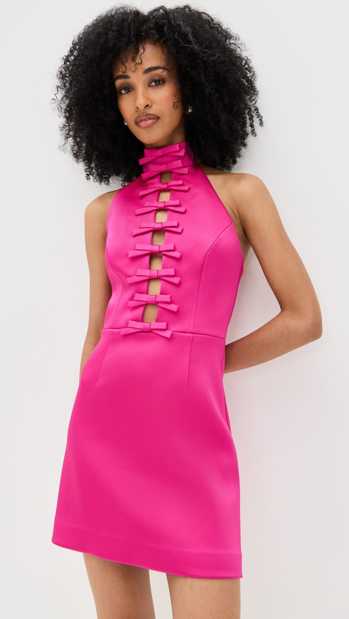 Saskia Bow Mini Dress | Shopbop