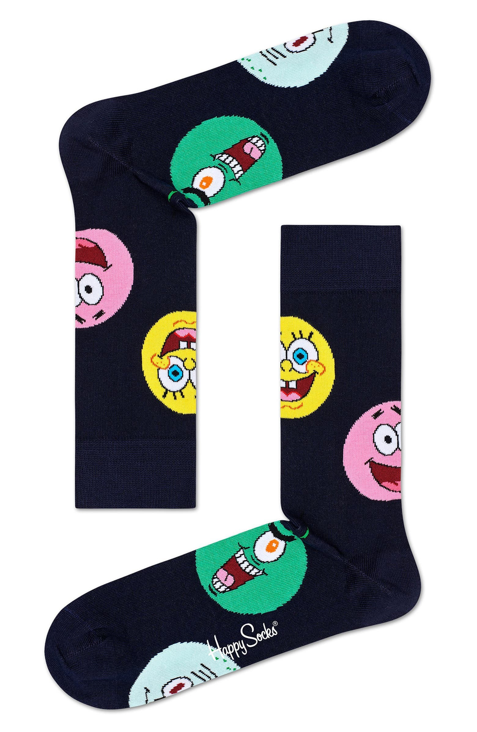 Men's SpongeBob Circle of Friends Socks | Nordstrom
