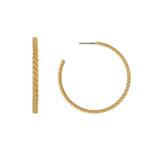 Avery Hoops- Demi Fine | The Styled Collection